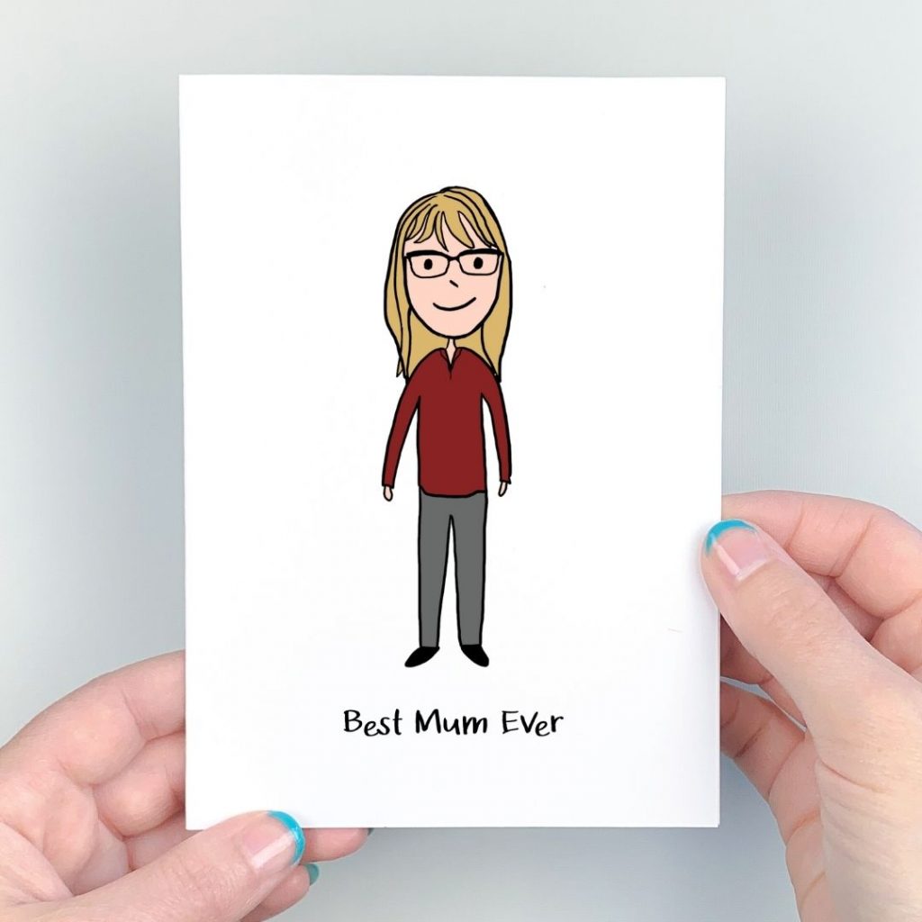 custom card for mum