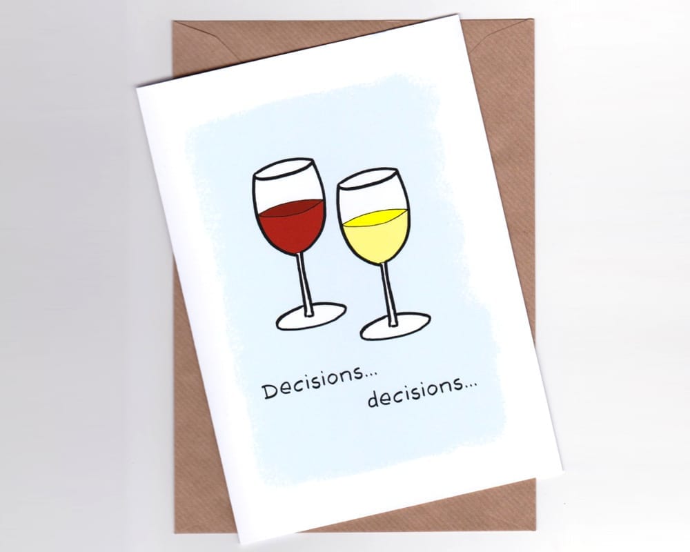Wine decisions card