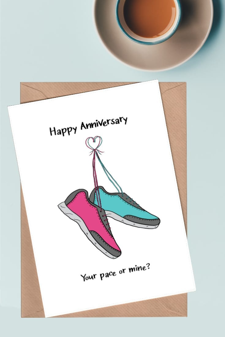 Running shoes - your pace or mine anniversary p