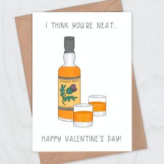 Whisky Valentine Card