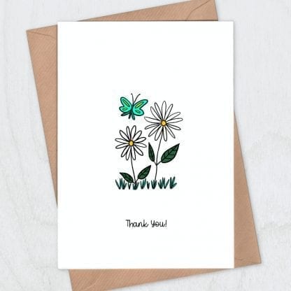 Daisies thank you card s