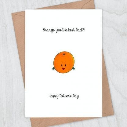 Orange you the best fathers day card