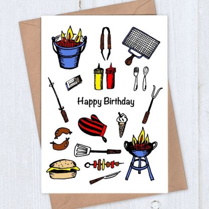 BBQ birthday card