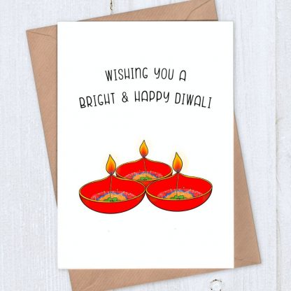 Happy Diwali Card - Wishing you a bright and happy Diwali